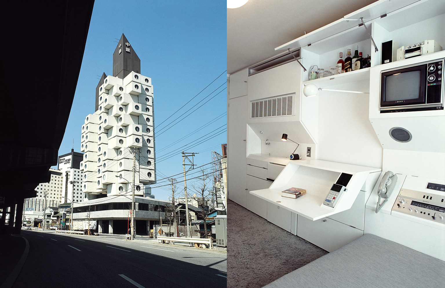 中銀カプセルタワービル | PROJECT | 黒川紀章 建築都市設計事務所
